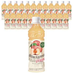 자연은 납작복숭아 340ml 24개