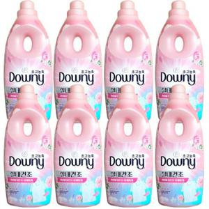 다우니 초고농축 섬유유연제 1L 용기(드럼/일반겸용) 실내건조 플로럴 블로썸 용기x8개