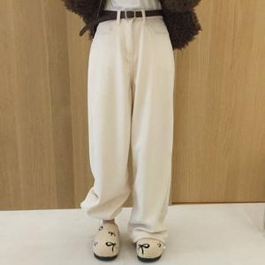 아이미마인 / 에브리 하이 스트링 조거 와이드 투웨이 융안감 코듀로이 겨울팬츠 (4color)