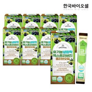한국바이오셀 유기농 냉압착 엑스트라버진 올리브오일 100% 스틱 올리브유 8박스(10g x 112포)