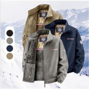 [골피아]노르웨이 자가 발열 벨벳 두꺼운 보아털 남자 워크웨어 자켓 점퍼