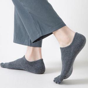 [삭스팡]남성 심플 발가락 덧신/페이크삭스 양말 5켤레