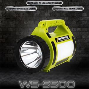 MAX 1200루멘강력한 밝기 WS-S500 슈퍼 써치라이트 (W7805E8)