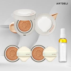 [본사]아트델리 세라믹 글로우 커버 쿠션 본품2개+리필2개+미스트