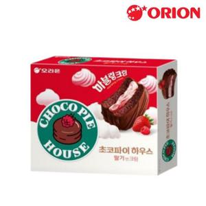 [오리온] 초코파이 하우스 딸기앤크림 12개입x3