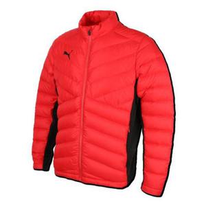 푸마 겨울 하이브리드 오리털 다운 숏패딩 점퍼 자켓 레드