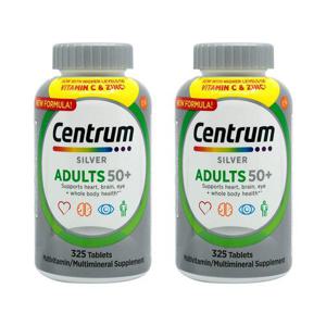 [Centrum] 센트룸 실버 어덜트 50+ 멀티비타민 325정 남여성인용/성인종합비타민 1+1