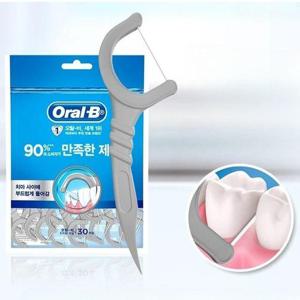 OralB 일회용 치간칫솔 치실 C자형 30개입