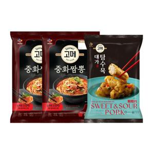 [CJ]고메 중화짬뽕 652g x2개+대가탕수육 390g x1개
