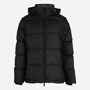 [버버리]5F 8112660 A1189 디태처블 슬리브 남성 후드 패딩 자켓 블랙