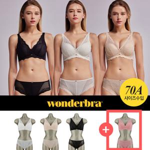 [방송에서만 1세트 더][원더브라]퀸 레이스 브라팬티 3+1세트 (162차)