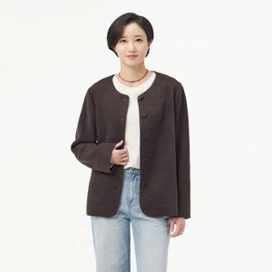 빌드 /  BPWJ104  울 라운드 재킷/빅사이즈/미시/여성/겨울