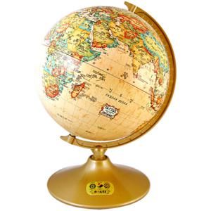 세계로/브라운지구본 220-CBR(지름:22cm/브라운)지구의/어린이날선물/장난감/세계지도/학습교재