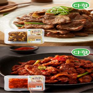 [다향] 오리주물럭 500g×4팩(매운맛)＋2팩(불고기맛)