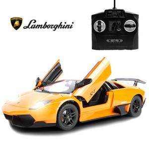 1:14 람보르기니 무르시엘라고 옐로우 오토 개폐형 도어 무선 조종 리모콘 RC카 토이게이트