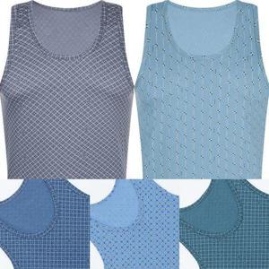 [폴밋]남자 순면 메리야스 런닝구 유색 민소매 런닝 3매입 세트