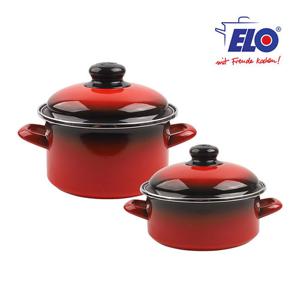 ELO 빨강법랑 일반형18cm + 깊은형24cm