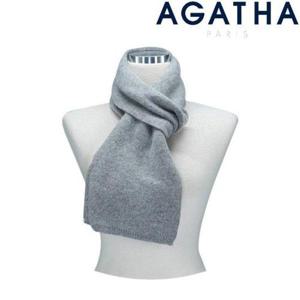 갤러리아_니트 미니머플러 스웨덴 그레이