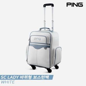 [핑][삼양인터내셔널]2021 핑 SC LADY 바퀴형 보스턴백[여성용][화이트]