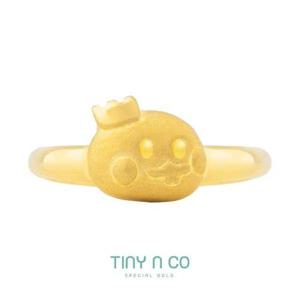 갤러리아_[타이니앤코] 순금 24K 1g 뱀띠 크라운뱀 백일반지 돌반지