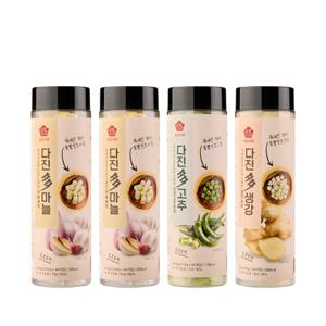 다진다 마늘(40정)2개+생강(40정)1개+청양고추(40정)1개 100%국내산 동결건조마늘