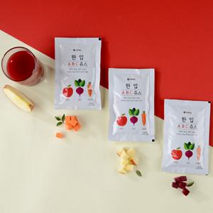 (60팩)국내산 한입 ABC주스 100ml x (30팩+30팩)