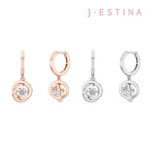 (앱10%할인,앱10%적립)[제이에스티나]25FW 이터니티 미오엘로 실버 귀걸이