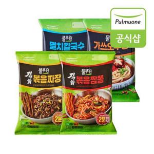 [풀무원]짜장2인+짬뽕2인+우동2인+멸치칼국수2인