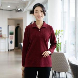 [모슬린]엄마옷 무지 겉기모 카라 티셔츠 MQG123878 마담 미시 중년여성 빅사이즈 할머니옷 50대 60대 70..