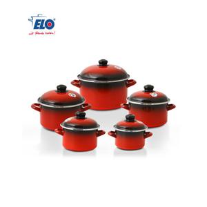 ELO IH 빨강법랑 5종 세트(깊은형)