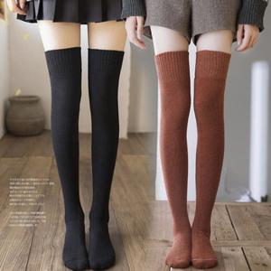6컬러 여성 겨울 기모 니삭스(스타킹) 1켤레