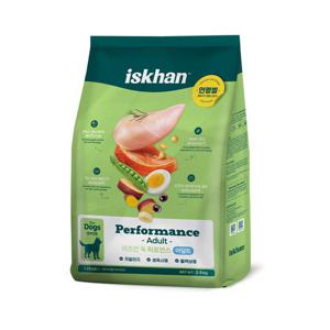 이즈칸 독 퍼포먼스 어덜트 2.5kg 강아지사료