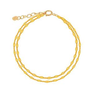 갤러리아_순금 발찌 24K 여자 2줄 잠자리 체인