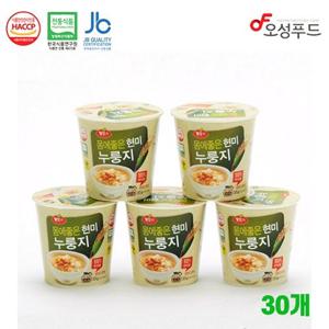 오성푸드 고소한 현미누룽지 컵 33g x 30개