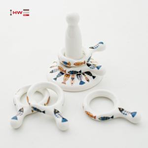 현우 블루피쉬링수저받침