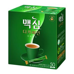 동서 맥심 디카페인 커피믹스 50T