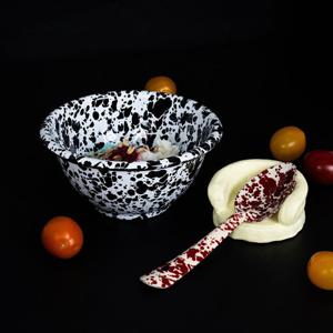 크로우캐년 법랑 비비드 B SET(요거트볼+스푼) 선물세트 2P