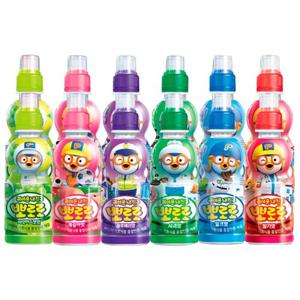 [팔도] 뽀로로 음료수 6종 12개입(밀크2개+복숭아2개+딸기2개+사과2개+블루베리2개+샤인머스캣2개)