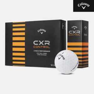 비거리전용 캘러웨이 CXR 컨트롤 골프볼[남여공용][화이트][3피스 12알]