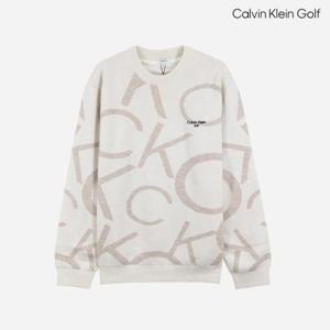 캘빈클라인골프 남성 CK 빅로고 울 니트스웨터 CA1SW230512