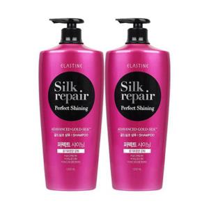 엘라스틴 실크리페어 퍼펙트 샤이닝 샴푸1200ml X 2개