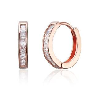 [가이거] 18K GF 심플 포인트 원터치 귀걸이 GI8KPEE078