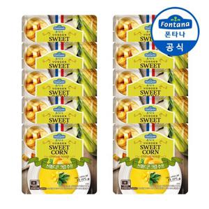 [폰타나] 스위트콘 크림 전자레인지용 수프 180g x10개 /즉석식품/수프