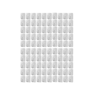 다용도후크 강력부착 타공없이 붙이는 만능 찰떡 아이언후크 100p 후크옷걸이