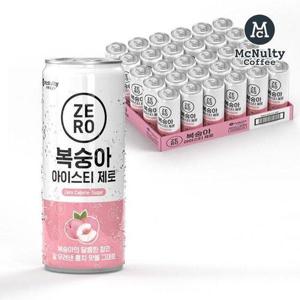 갤러리아_아이스티 제로 캔 복숭아 240mlx30개