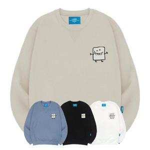 엘라모 기모M 큐티멜로우 맨투맨 남녀공용 빅사이즈 S~4XL