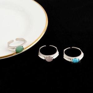 [브이와이]여자 전통 옥 가락지 반지_A30601