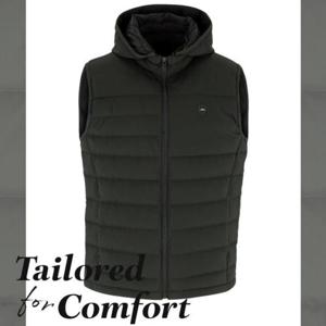 [피에이티]남성 후드 경량 구스 다운 베스트 1J71431_HDD