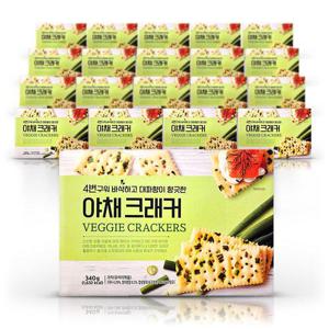 푸지안 야채 크래커 4번 구운 바삭한 과자340g 20개