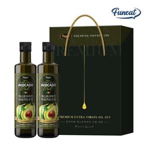 퍼니트 저온압착 엑스트라버진 HASS 품종 아보카도오일 250ml 2병 선물세트 (총 500ml)